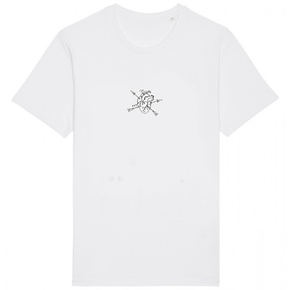 T shirt Cuore Anatomico -  White - Unisex