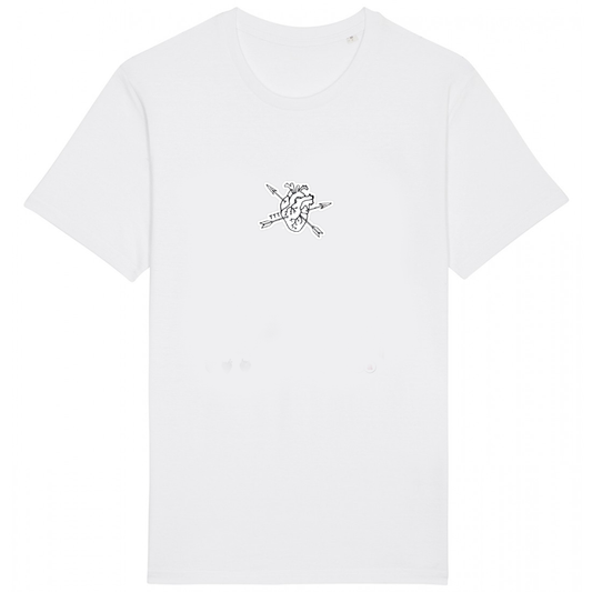 T shirt Cuore Anatomico -  White - Unisex